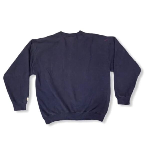 Vintage 90s WuTang Clan "Cream Team" Men's Navy Blue Crewneck Sweatshir - Picture 5 of 5